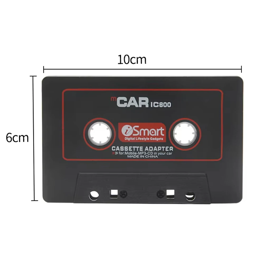 Kebidumei Car Cassette Player Tape Adapter Cassette Mp3 Player Converter For iPod For iPhone MP3 AUX Cable CD 3.5mm Jack