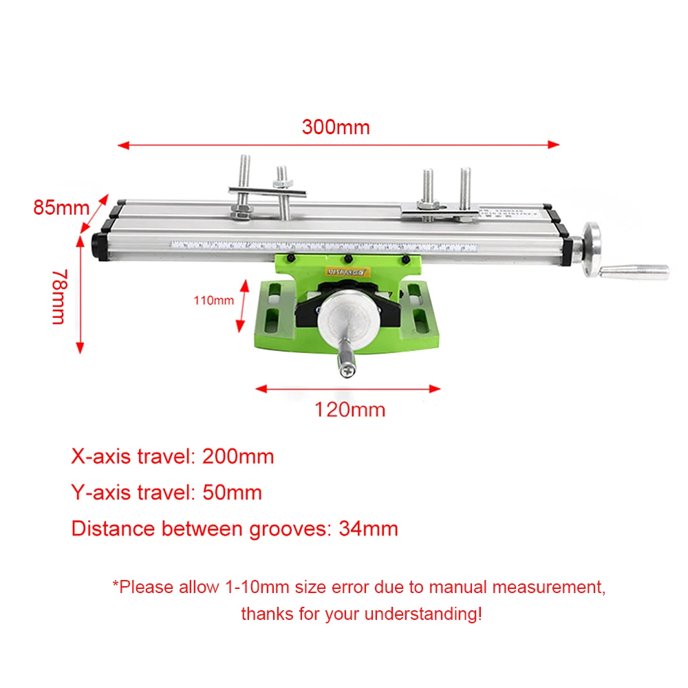 Multifunction Worktable Milling Machine Working Slide Table Vise Fixture Adjustment Worktable With Plat Nose Pliers For Drill worktable vise fixture worktable vise