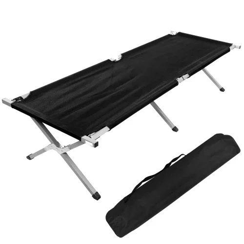 

Folding Camping Cot with Storage Bag for Adults, Portable and Lightweight Sleeping Bed for Outdoor Traveling, Hiking