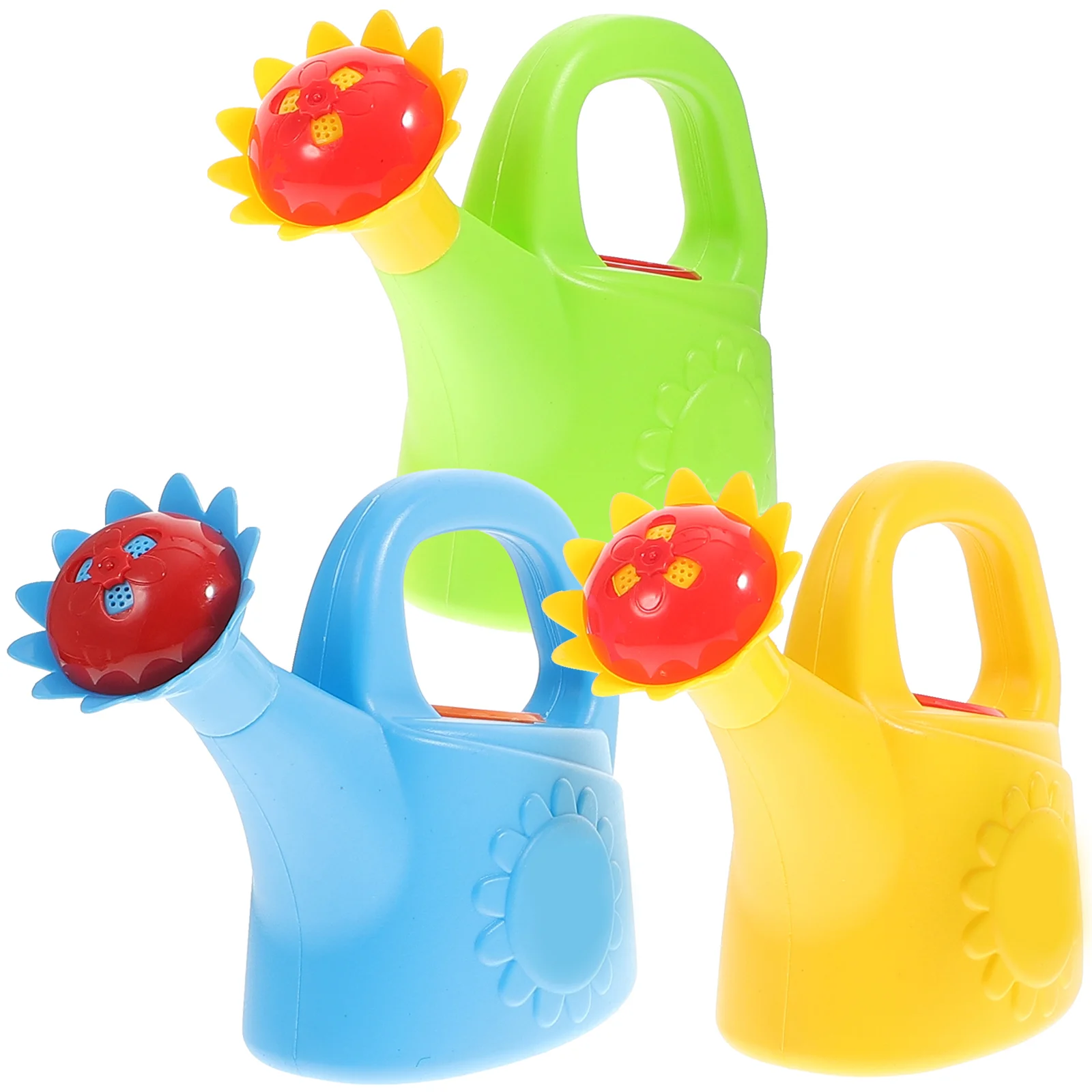 

3 Pcs Ceramics Plant Chicken Watering Can Child Toddler House Plants Baby Toys Pot Plastic Interesting Garden