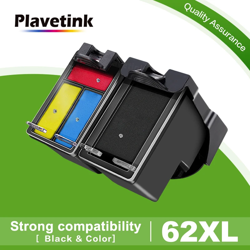 

Совместимый картридж Plavetink для HP 62XL для HP62 Envy 5540 5541 5542 5543 5544 5545 5546 5547 5548 5549 5640 5642 7640