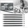 6Pcs/Set Professional Woodless Graphite Charcoal Pencils HB / 2H / 2B / 4B / 6B / 8B Soft Medium Hard For Art Sketching Drawing 3