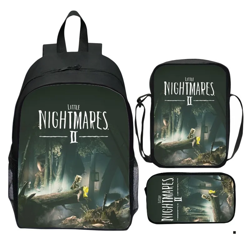 Little Nightmares set backpack, Little Nightmares 2 backpack, small shoulder bag, pencil case 4