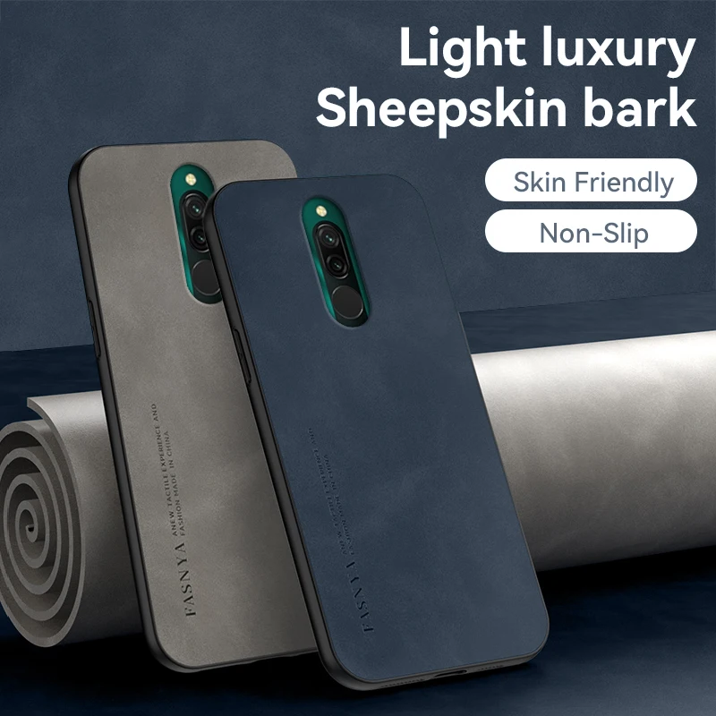 Роскошный кожаный чехол в стиле ретро для Xiaomi Redmi 8 8A Redmi8 Redmi8A противоударный матовый Силиконовый мягкий чехол-накладка чехлы для телефонов