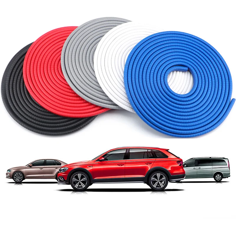 Car Door Edge Guards Car Door Edge Scratch Protector Steel Disc Bumper Trim Edge Scratch Protector Strip Sealing Guard Styling Decor
