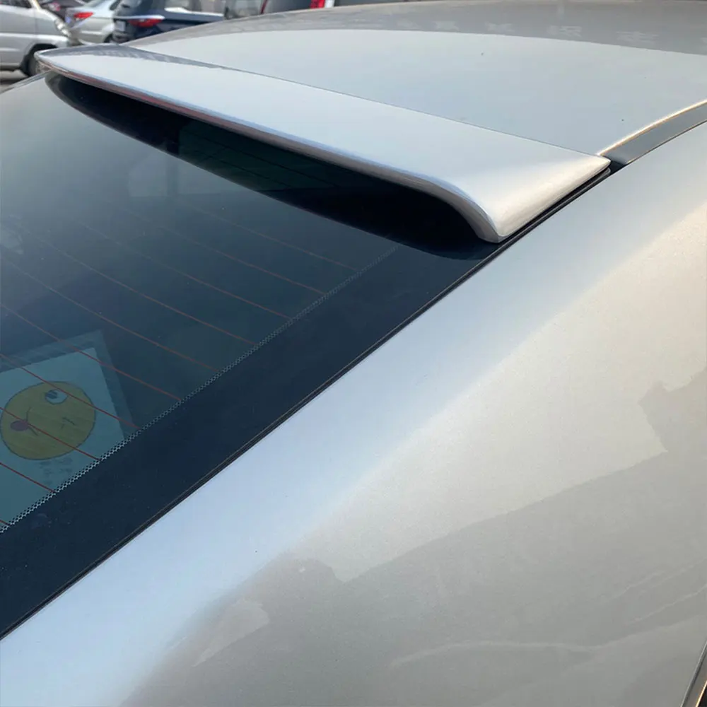 Ali Spoiler per auto lunotto posteriore per Toyota Mark X 2005 06 07 08 09 10 11 12 13 14 15 16 17 plastica ABS nero carbonio esterno - Image 3
