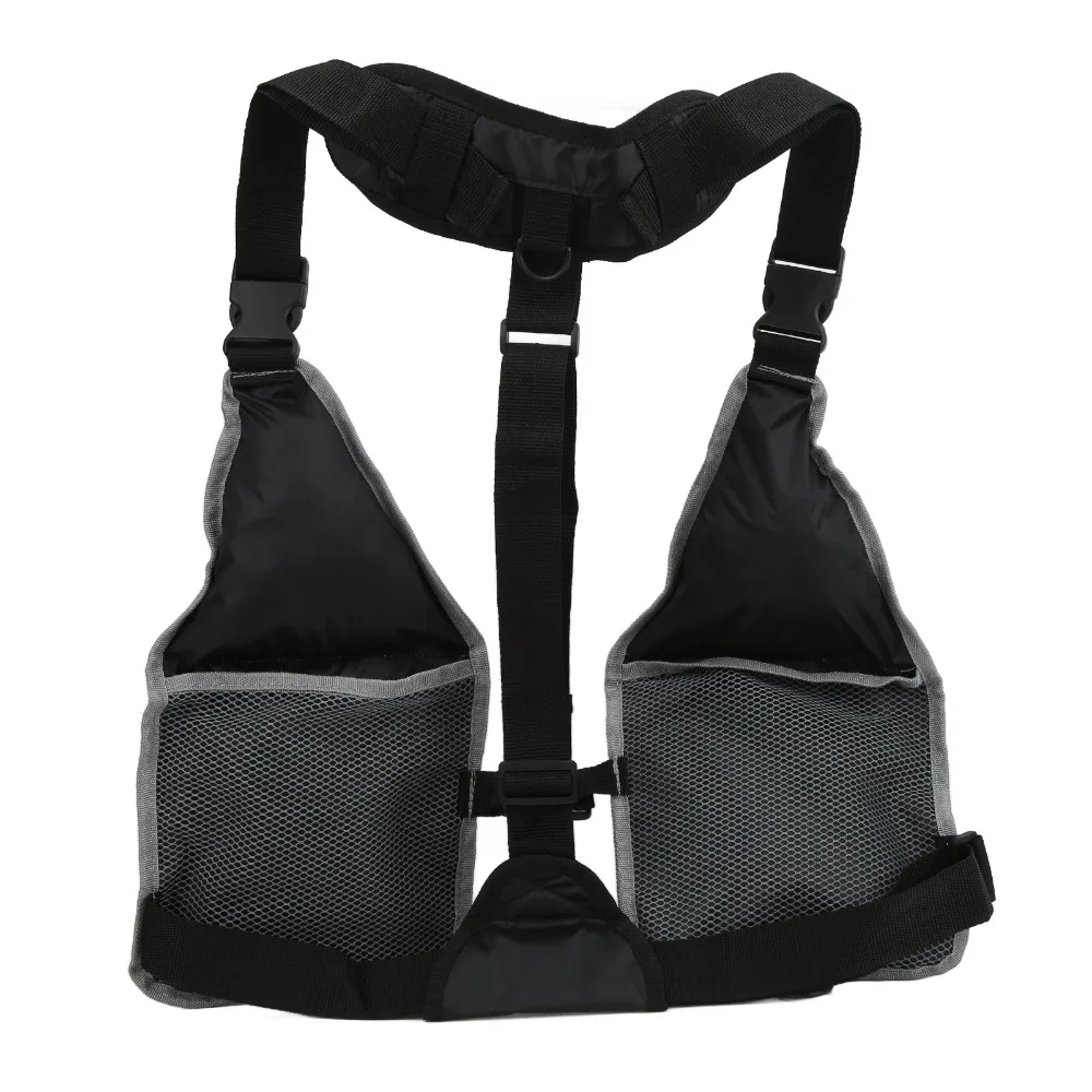 600D 옥스포드 천 낚시 조끼 통기성 경량 플라이 낚시 조끼 여러 포켓 속건 낚..