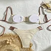 New Sexy Bikinis 2025 Swimsuits Women's Swimwear Push Up Female Beach Swim Wear Bathing Suits Brazilian Bikini Set Pool Bather 2