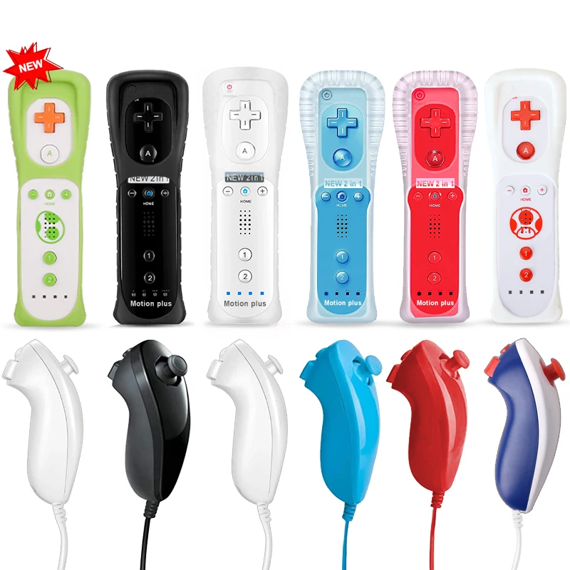 Wii Controller Motion Plus Telecomando Gamepad Wireless Per Nintendo Wii Games Control Per Nintend Wii Remote Joystick