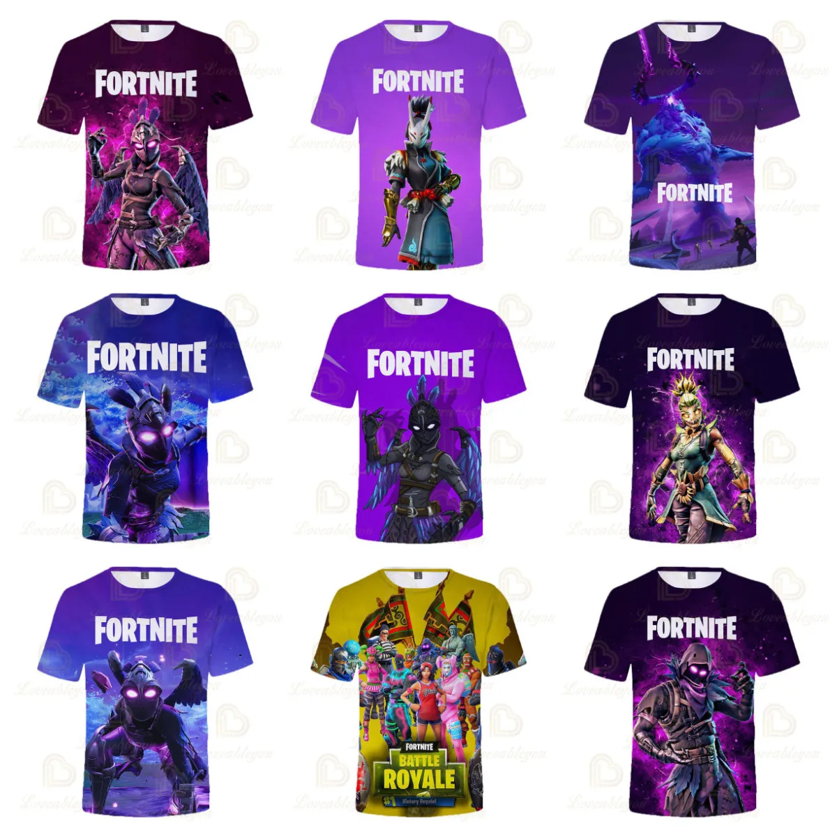 Battle Royale 2021 Nuovo Design Fortnite Victory T-Shirt Bambini Top Ragazze Ragazzi Vestiti Harajuku Tshirt Bambino Tshirt Hero