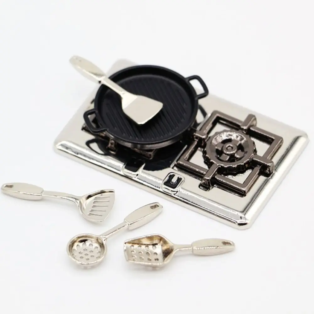 1SetSimulationCutlerySetHighQuality112ScaleMiniDollhouseFurnitureCookwareSpoon