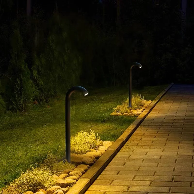 

Outdoor Waterproof IP65 LED Bollard Garden Lawn Light For Landscape Yard Pathway Garden Lights