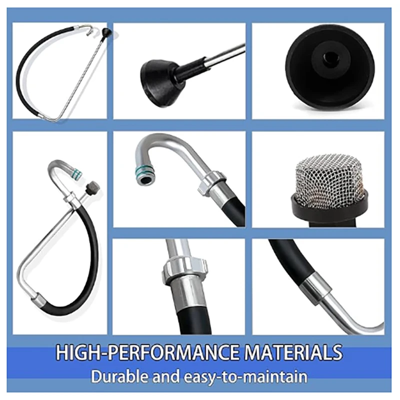 Stainless Steel suction hose & Reflux Line Sets,Airless Paint Sprayer Accessories,Compatible with G r a c 390 395 490 495 595