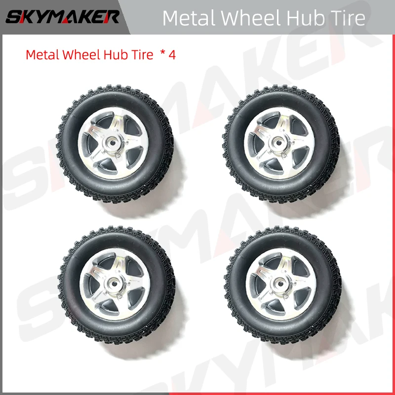 4 Pieces 1/12 RC Car Tires DIY High Performance Iceland