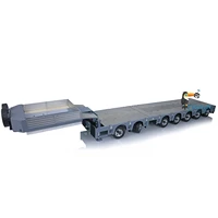 1/14 Fury Bear Detachable Gooseneck 2+5 Axles Metal Heavy Trailer For TAMIYAYA RC Tractor Truck Electric Excavator TH20431-SMT6 1