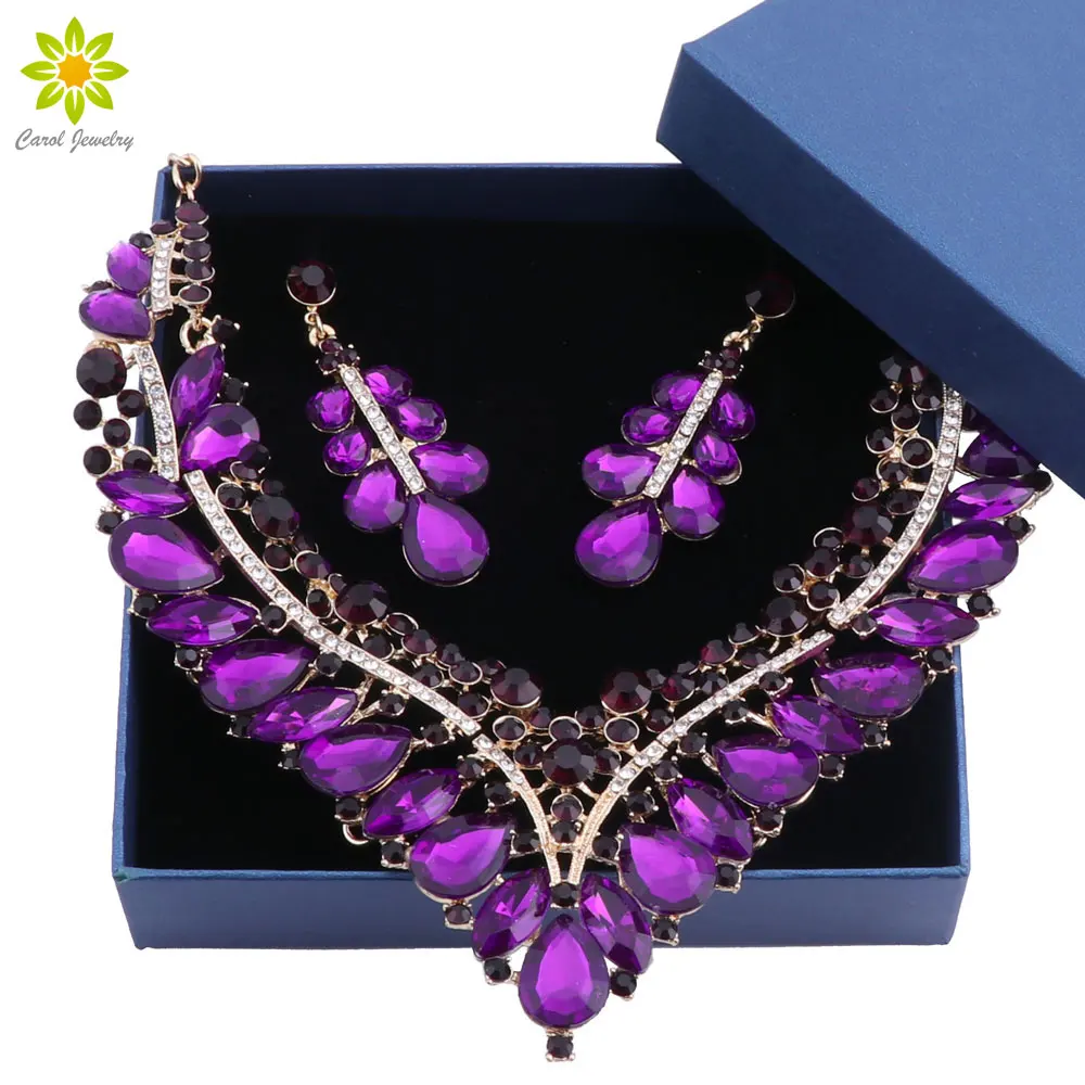 Модные индийские свадебные комплекты ювелирных изделий для невест набор из