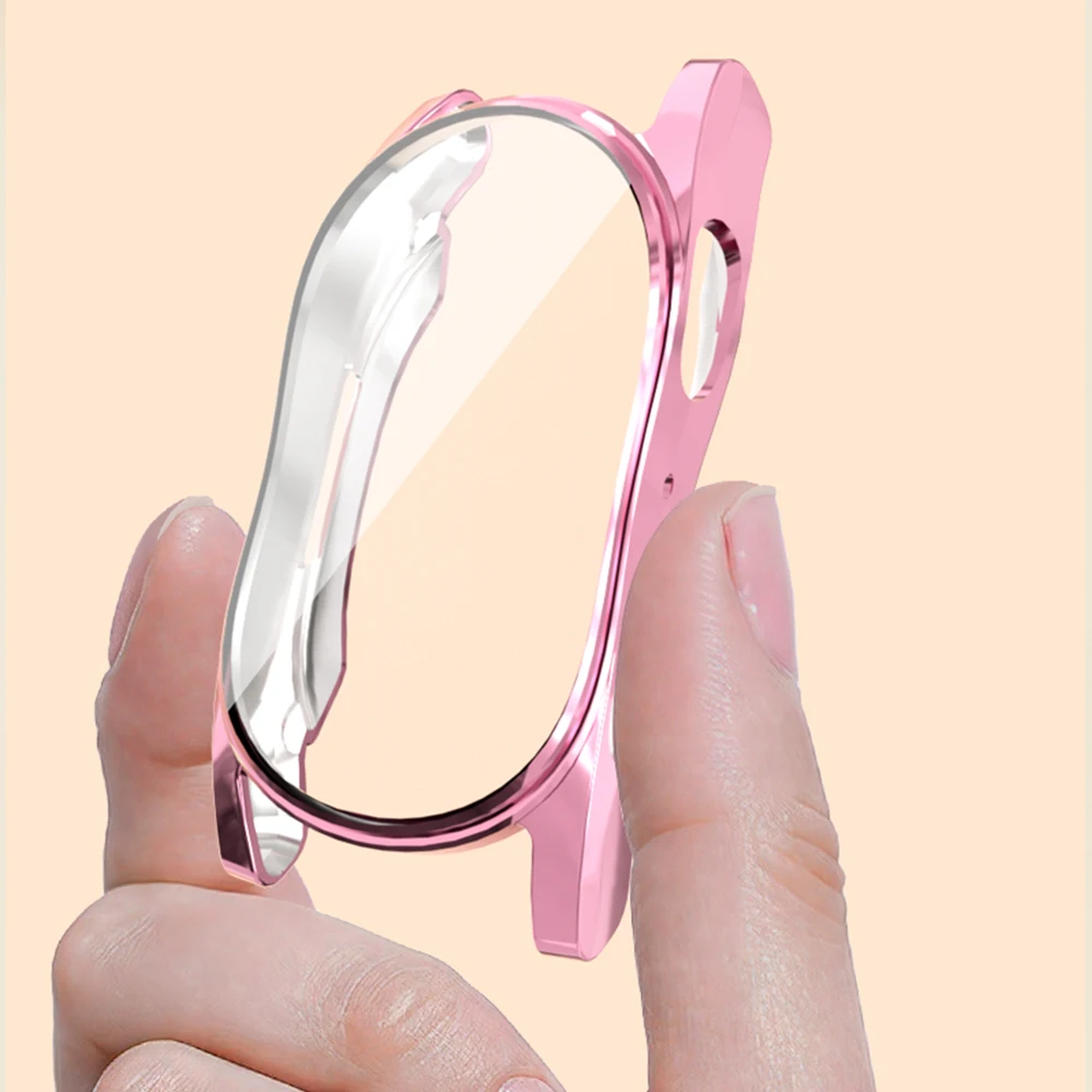 Watch Screen Protector Case Watch Accessories Watch Screen Protector Watch Case Watch Protective Case Watch Cover Watch Protective Cover TPU Protective Case Bumper Protective Case TPU Case for Samsung Galaxy Watch 7 40mm 44mm Full Cover Screen Protector Cover Shell