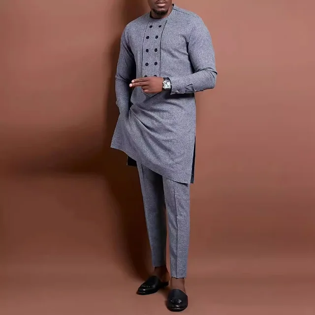 Kelechi Long Sleeve Button Outfit