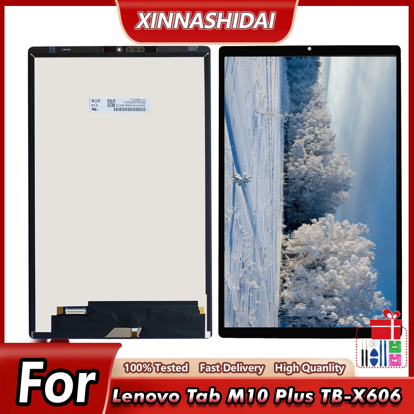 New-Tested-LCD-For-Lenovo-Tab-M10-Plus-X606-TB-X606F-TB-X606X-TB-X606 ...