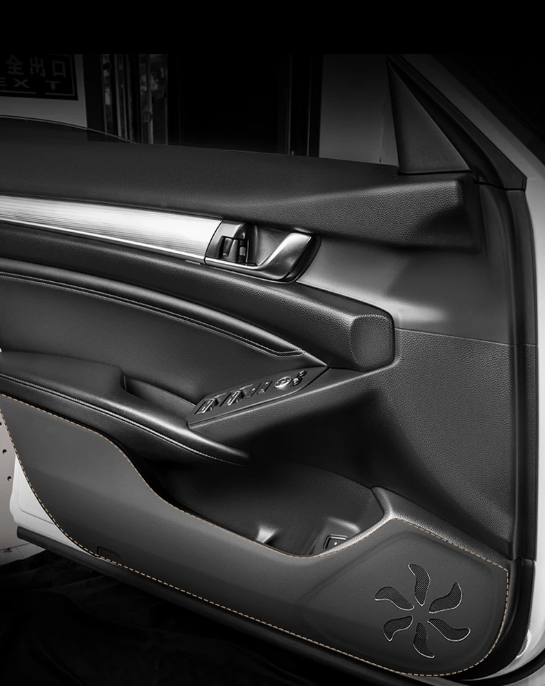 Geely Cityray 2024 2025 가죽 도어 안티 킥 패드 보호 필름 보호 스티커 자동차 스타일링 업그레이드 인테리어 액세서리