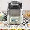 Hot Selling Electric Food Steamer One-touch Vegetable Steamer Digital Multi-function Steamer Stainless Steel Timing Function 4