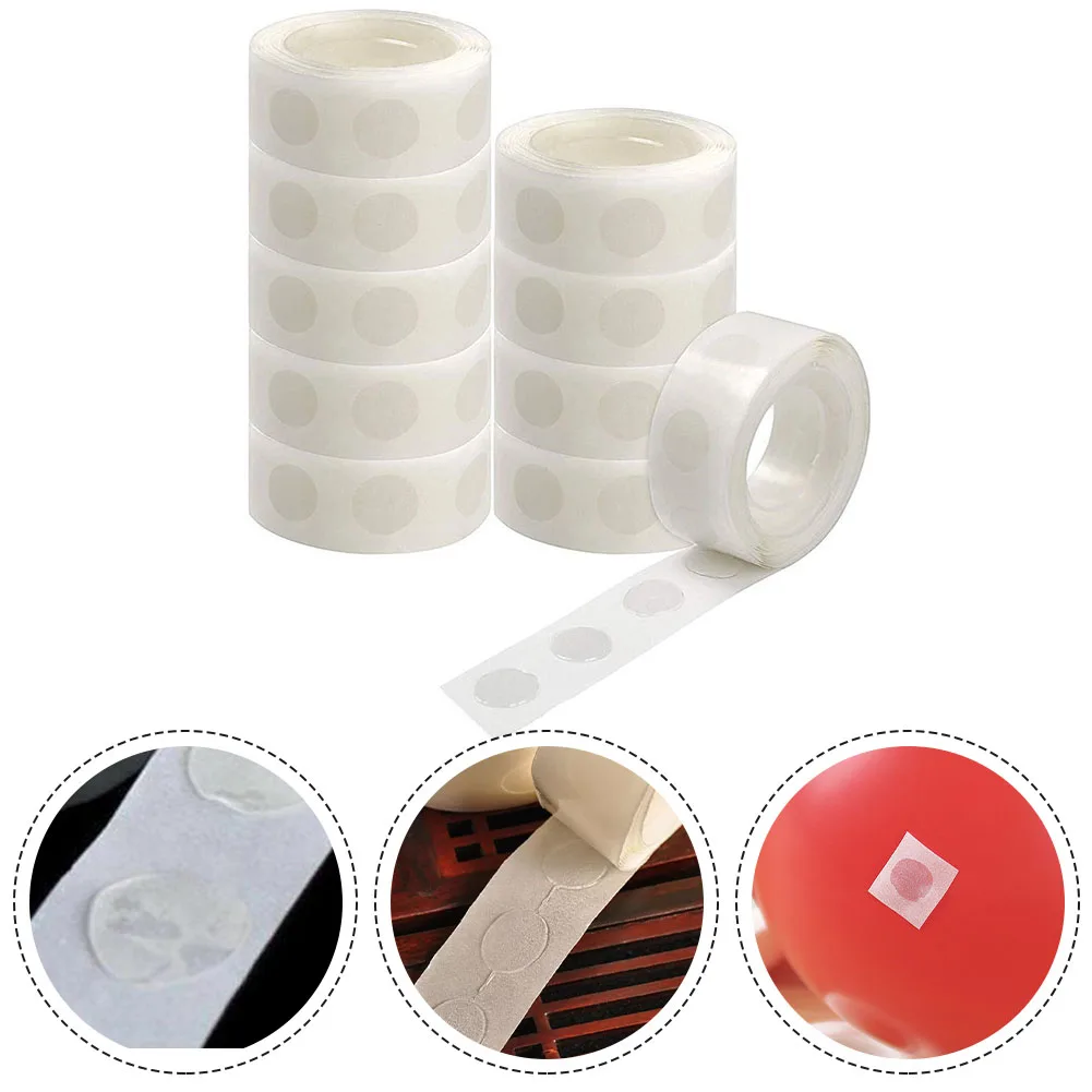 1 Roll Balloons Glue Double-sided Adhesive Dots Transparent Removable Balloon  Adhesive Tape For Diy Wedding Birthday Decor - AliExpress