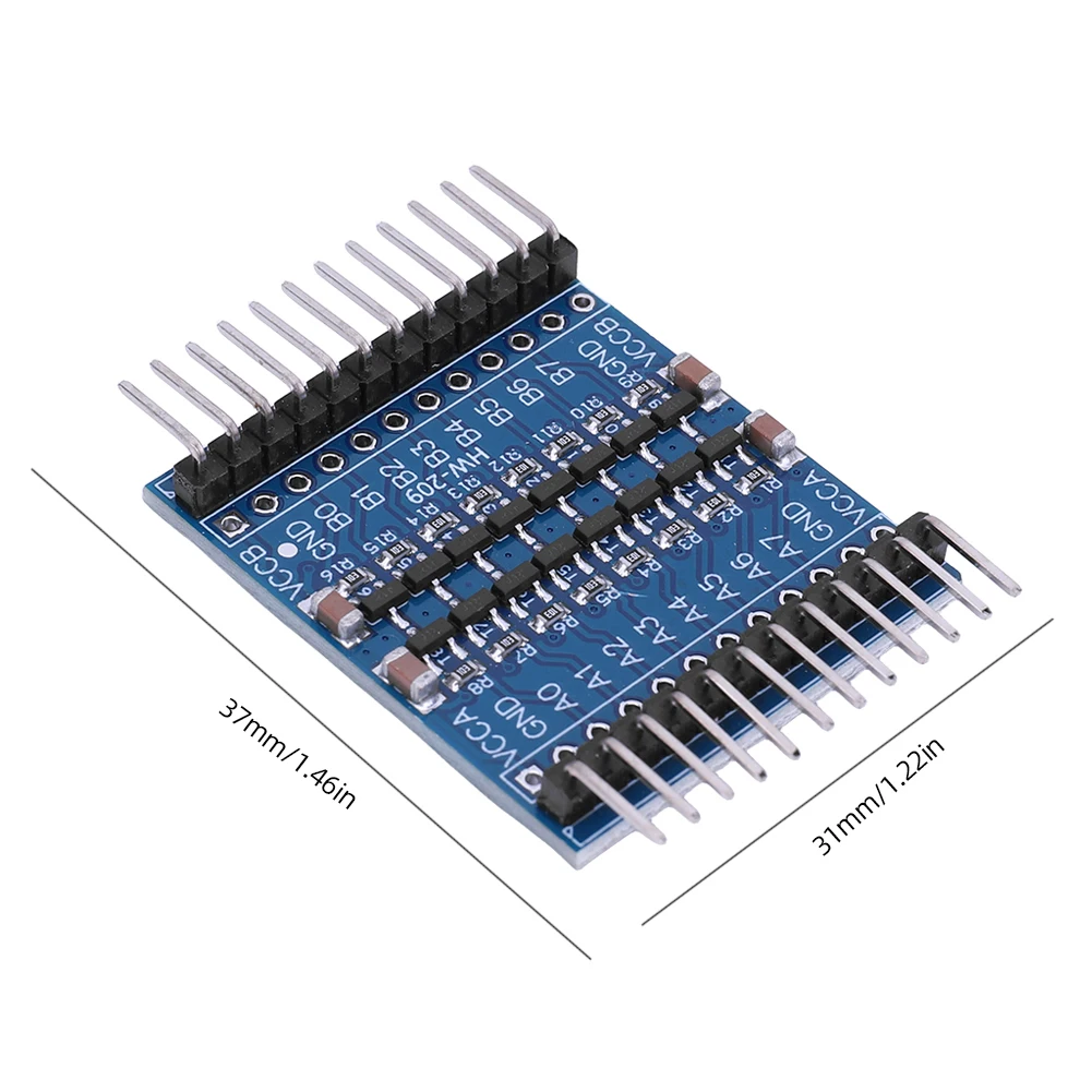 8 Channel Logic Level Shifter Bi-Directional Module 5V/3.3V Safely Steps Down Converter IIC UART SPI TTL for Raspberry Pi