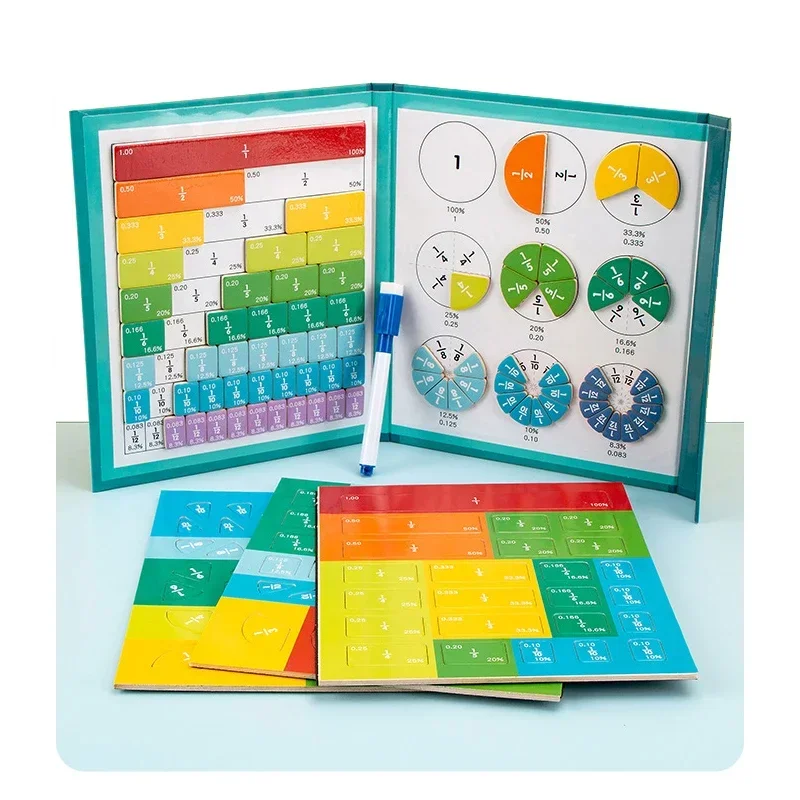 Montessori Fraction Math Book 3