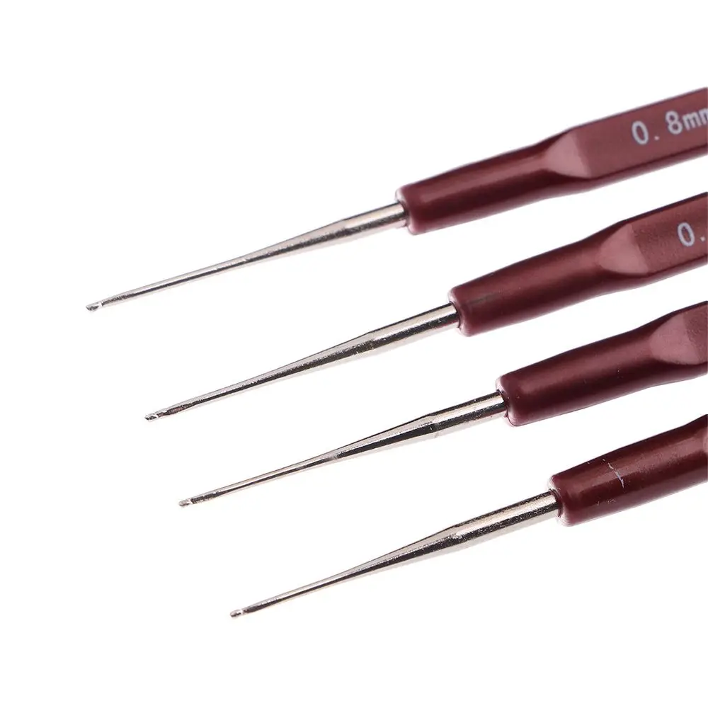 Description Picture 4 of itemSewing Tools Braiding Hair Micro Hook for Making Dreadlock Braid Maintenance Braiders Knitting Hooks Dreadlock Crochet Needle