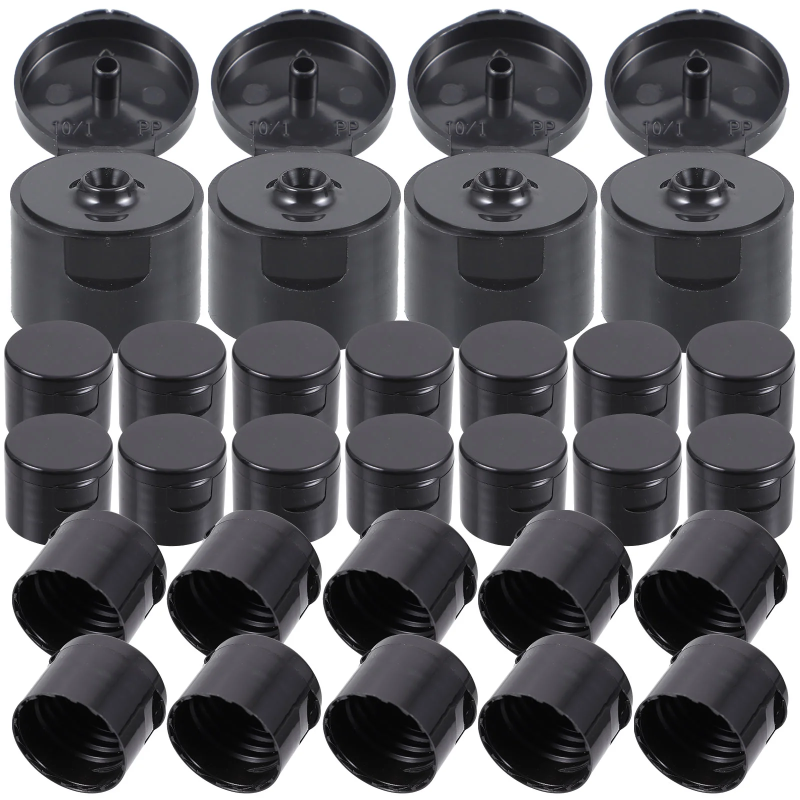 

50 Pcs Sports Pull Cover Replaceable Bottle Caps Portable Leakage-proof Tops Plastic Mineral Water