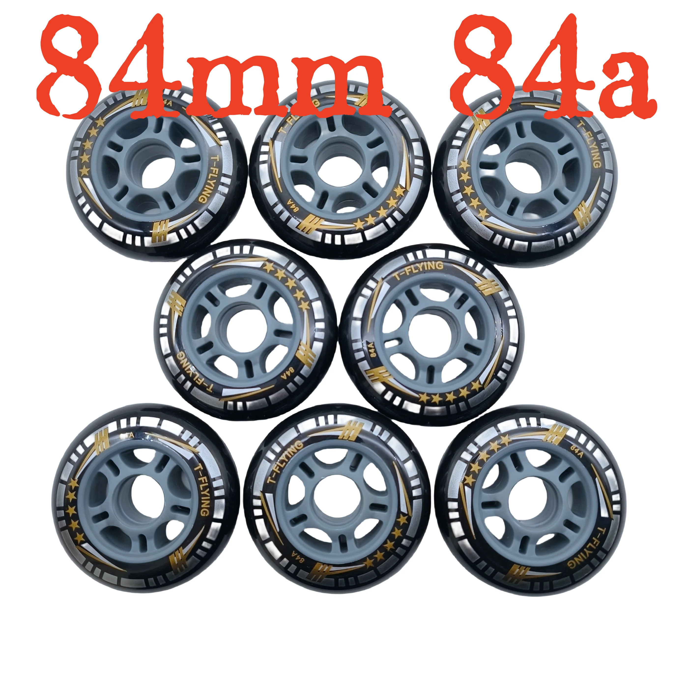 inliner skate wheel 84x24 mm skate wheel 84mm 84A roller 8wheels/lot