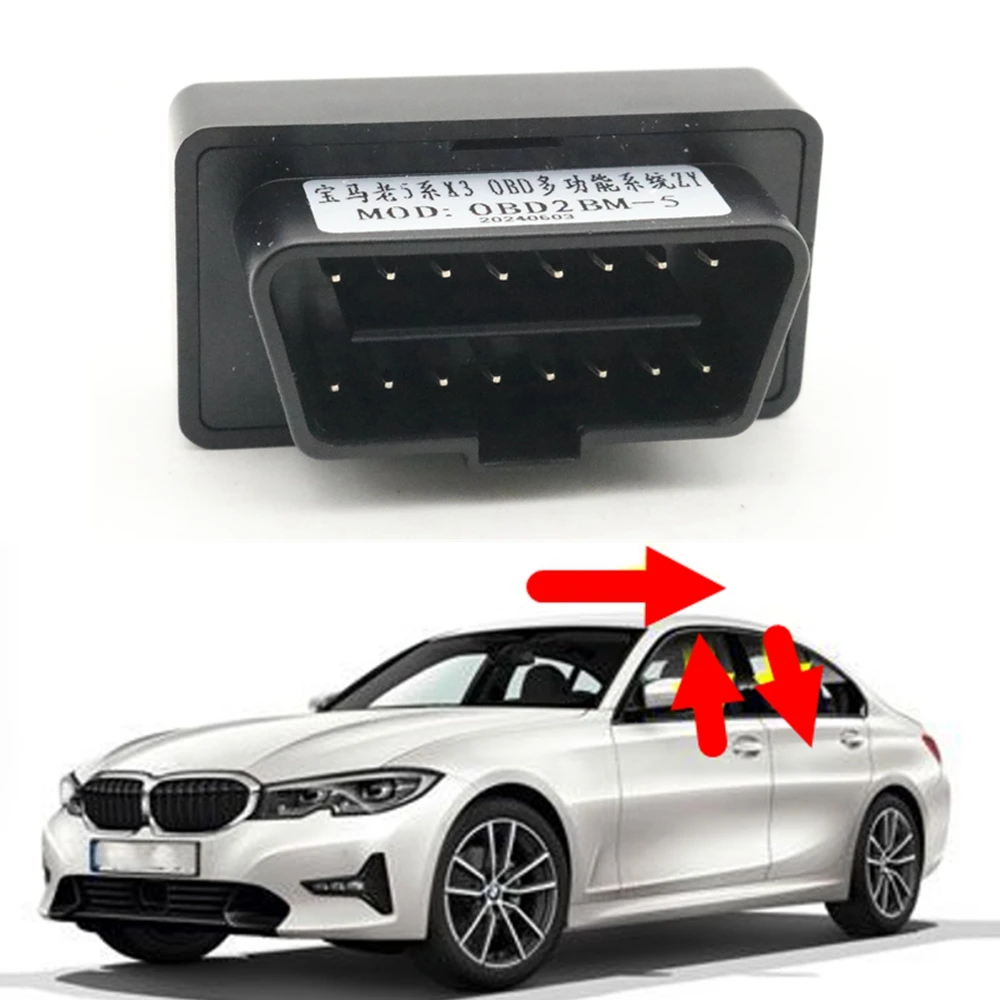 

Car OBD Plug and Play Device Control Window Lifter Closer Module For BMW 5 Series 2012-2017 7 Series 2013-2016 X3 X4 2013-2017
