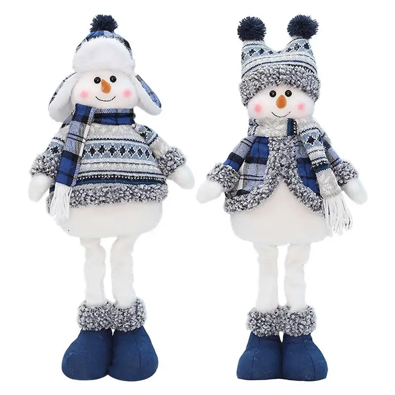 

Рождественский снеговик настольное украшение портативный Снеговик кукла игрушки Фигурки Рождественское украшение стол камин Декор на Рождество