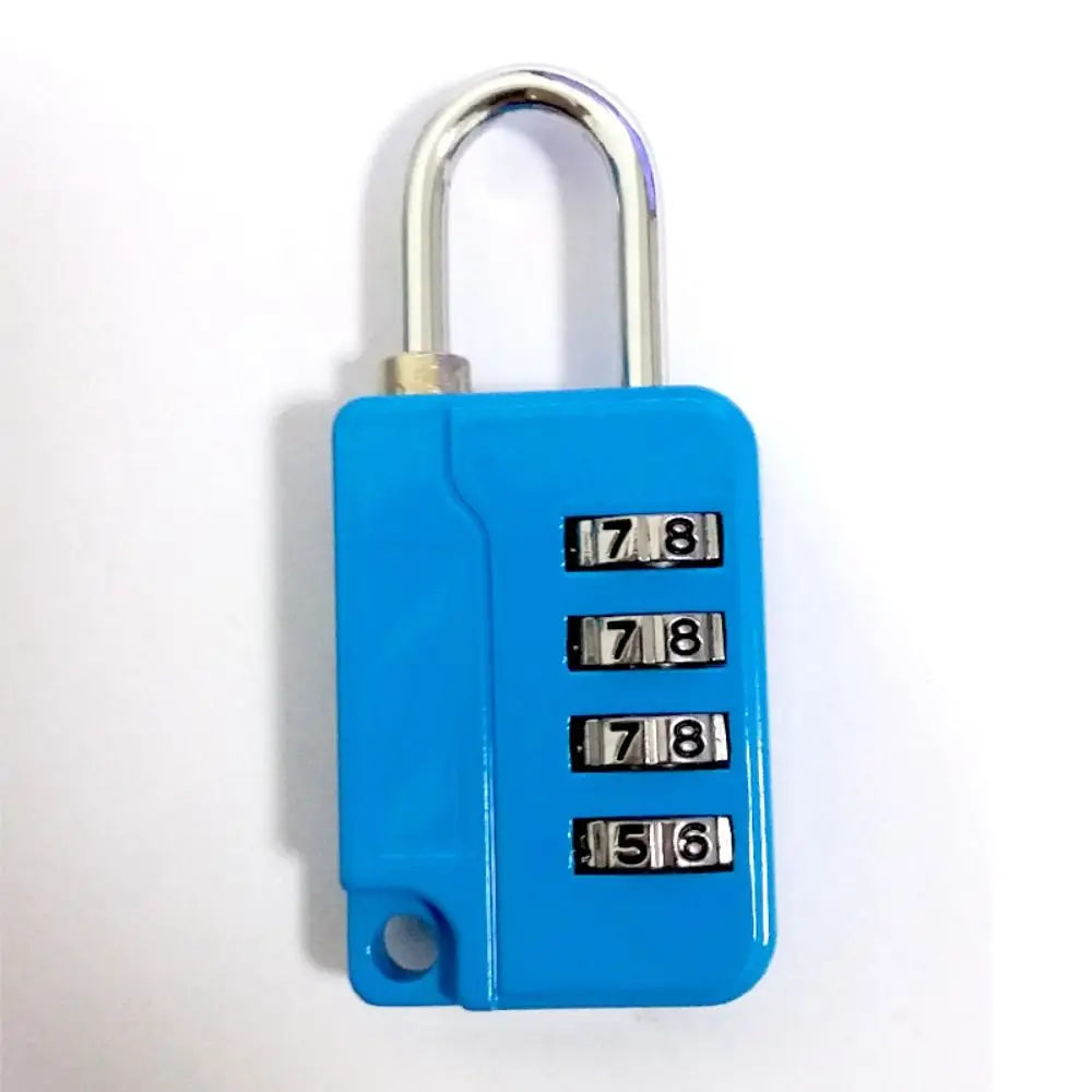 Zinc alloy 4 Digit Password Lock Portable Anti-theft Padlock Dormitory Cabinet Lock Luggage Combination Lock Travel