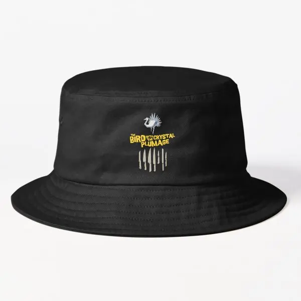 

The Bird With The Crystal Plumage Argent Bucket Hat Spring Caps Sport Outdoor Sun Fishermen Fashion Black Hip Hop Cheapu Fish