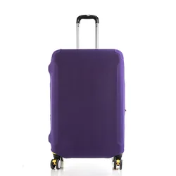 Durable Elastic Luggage Protector - Dustproof & Anti - Scratch Cover - L(26 - 28inch) (PURPLE)