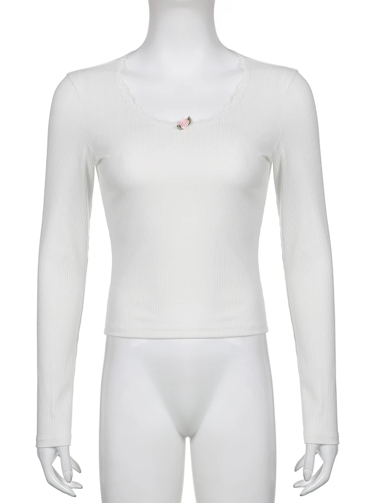 Nodress トップス　ホワイト y2k UES - No. 8 Slub Nep Tee - White – Withered Fig