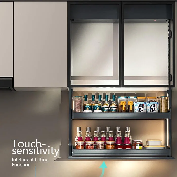 Ontech Smart Lifting Cabinet Hot Selling Korean Smart Furniture Durable Kitchen Cabinets Durable