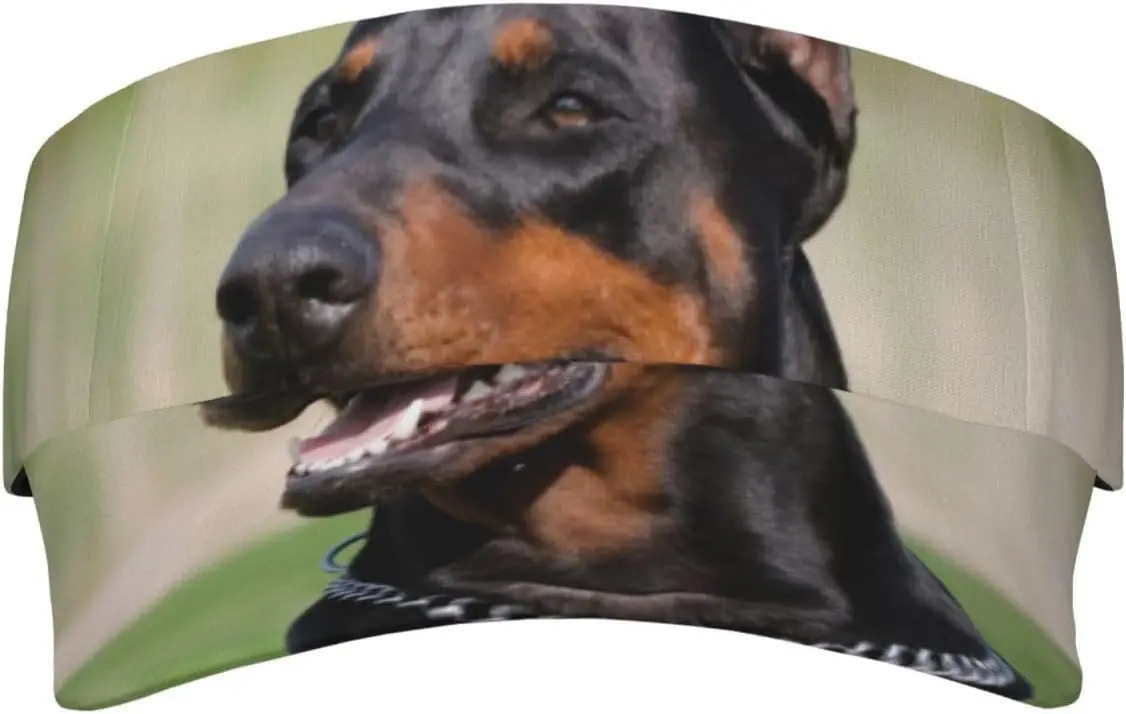 

Спортивная шляпа с козырьком от солнца, забавная дышащая шляпа от сглаза для любопытных доберманов, для бега и прогулок