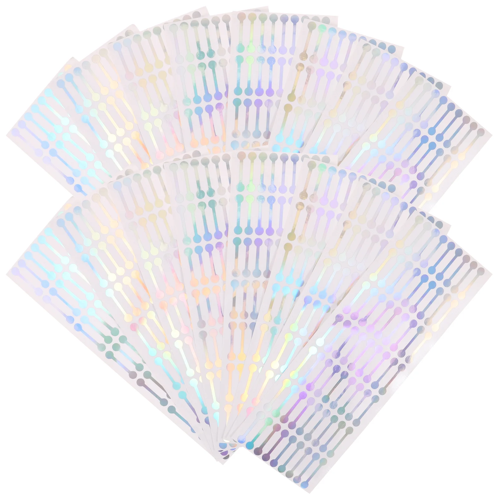 봉인 스티커 가방 자체 접착 테이프, 병 뚜껑 스트립 모양 라벨 박스 포장 PVC 봉투, 500 개