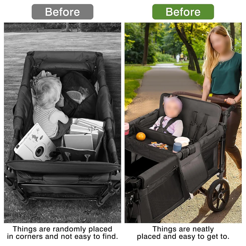 Uni-versal Oxford Cloth Foot Pad Foldable Wagon Foot Anti-corrosion Cover Mat Accessorie Wonderfold Snack Catcher W2/W4 Tray Net
