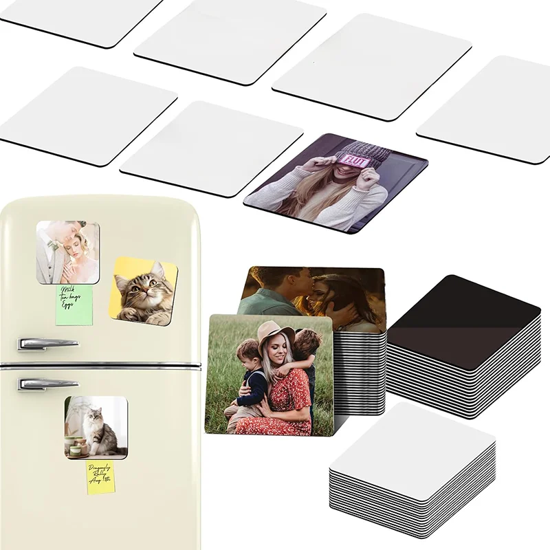 5/10PCS DIY Acryl Kühlschrank Magnete Leere Kühlschrank Rechteck Aufkleber Küche Büro Dekor Kreative Geburtstag DIY Handwerk Geschenk – Detail 4