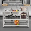Restaurant Kitchen Sink Free Standing Commercial Kitchen Sink Set Stainless Steel Sink 3
