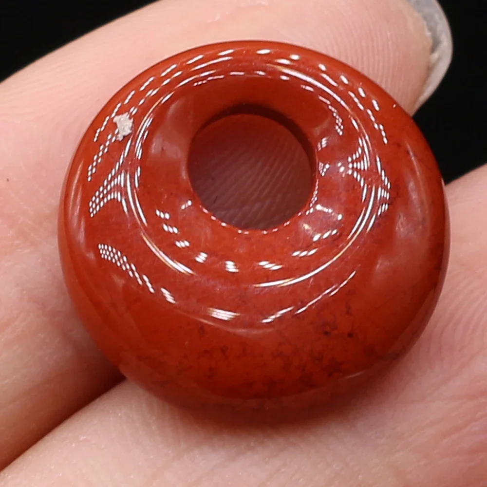 Natural Stone Beads Semi-precious Stones Round Big Hole Beads for Jewelry Making DIY Necklace Bracelet Earrings Accessories18mm