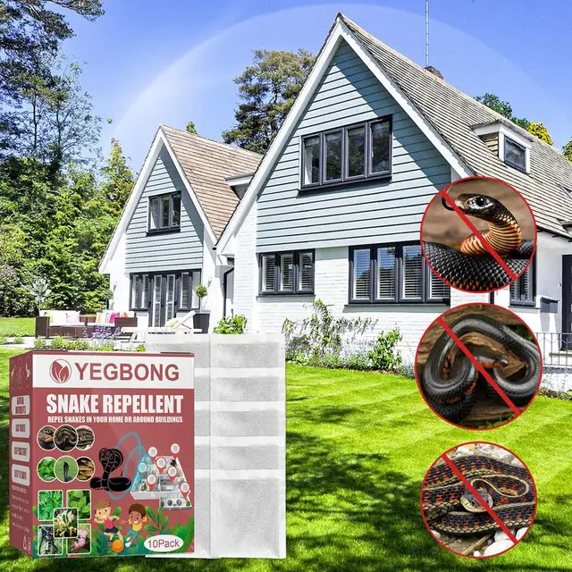 10Db Kígyóvisszaporók Kígyó Eltaszító Szerek Visszatartó Táskák Mérgező És Nem Kígyók Csörgőkészüléke - Image 3