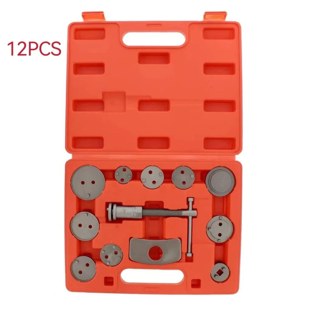 

12pc Disc Brake Caliper Tool Kit Universal Brake Piston Tool Wind Back Rewind Piston Compression Brake Cylinder Adjustment