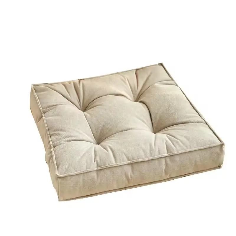 Thiened  Cuion Office Chair Pad All Seasons Floor Sitting Soft Butto Pad Modern Simple Sle Home Decor Square Pillow