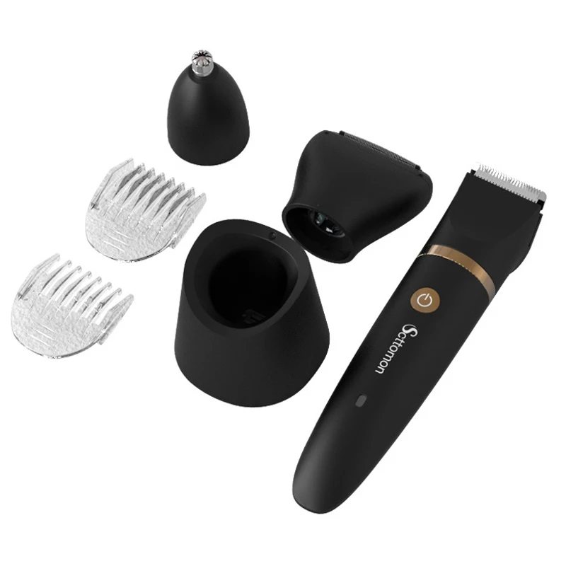 All in One Electric Hair Trimmer Public Groin Bikini Trimmer for Whole Body Ball Shaver Clipper Grooming Kit Male Epilator Razor 6