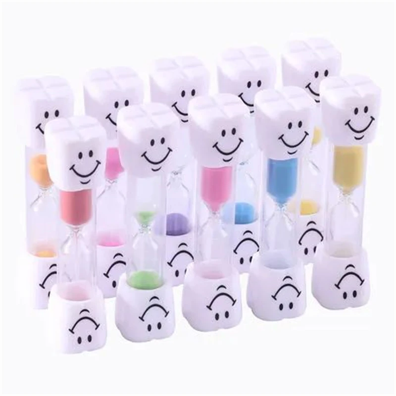 Sand Timer 3-min Hourglass Timer for Tooth Brushing 1PCS