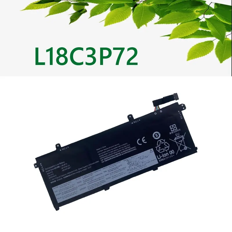

L18C3P72 Laptop Battery For Lenovo ThinkPad T490 T495 P43S P14s 1st Gen